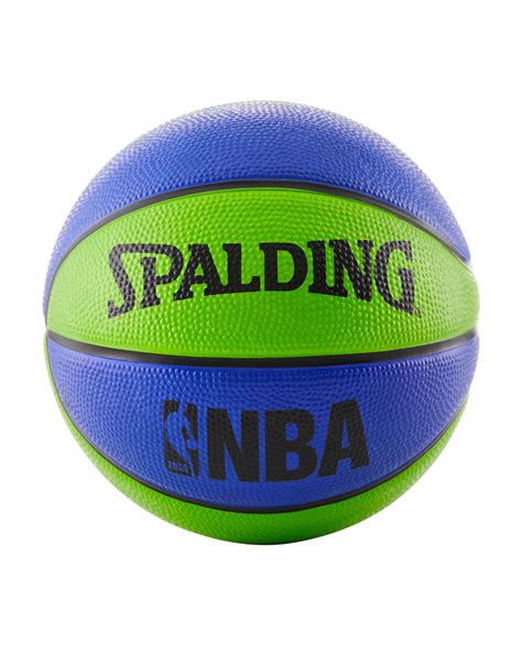 Spalding Nba Mini Basketball Blue And Green