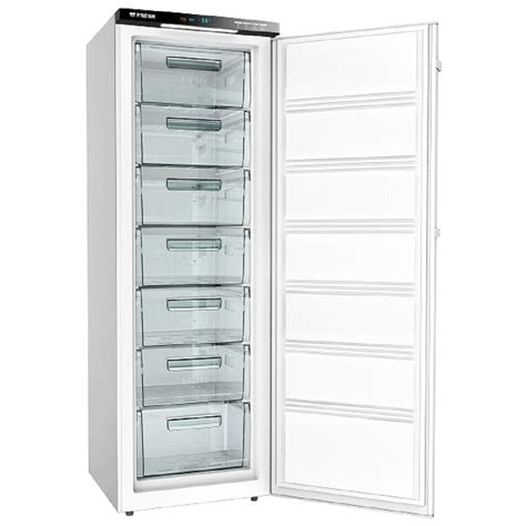 Fresh No Frost Upright Freezer 7 Drawers Stainless Steel Fnu M300