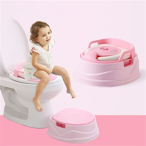 3 In 1 Colorful Potty Pee Trainer For Baby Training Potty In Potties