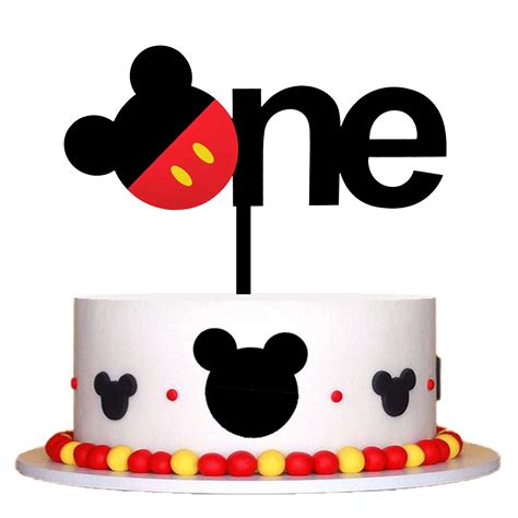 Buy Haoranke Mickey Mouse Cake Topper 1st Birthdayacrylic One Birthday