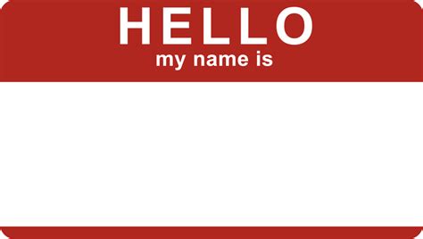 Make hello my name is memes or upload your own images to make custom memes. Hello My Name Is Sticker - Vector download
