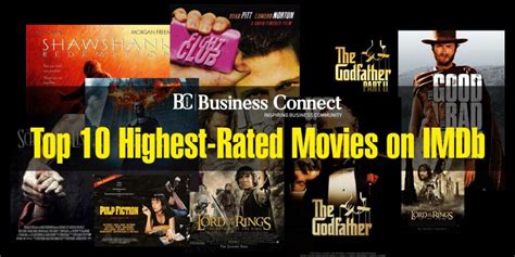 Top 10 Highest Rated Movies On Imdb Business Connect