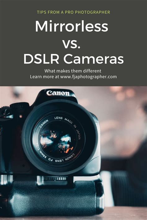 Mirrorless Vs Dslr Cameraswhat Makes Them Different Read This Post To