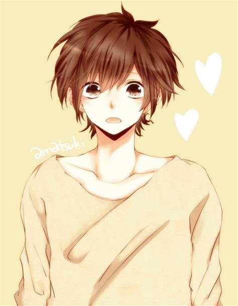 Pin By Wivi On Anime Guys In Brown Hair Anime Boy Anime Brown