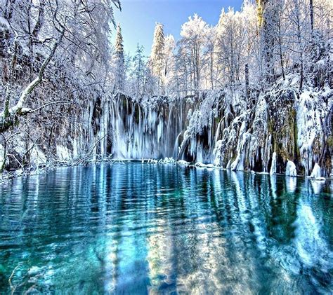 Snow Lake Plitvice Lakes Plitvice Lakes National Park Places To See