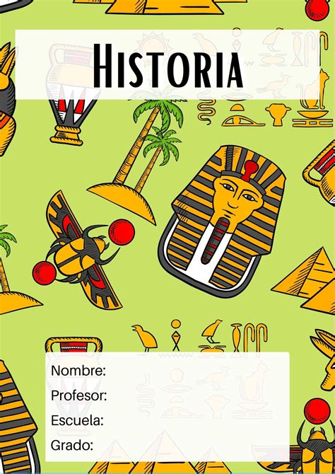 【portadas De Historia Libretas Dibujos Primaria Secundaria