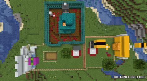 Here is some bee swarm. Скачать Bee Swarm Simulator by GravityGouse9938 для Minecraft