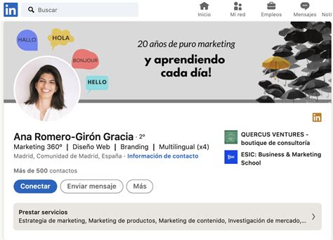 Aprende A DiseÑar Tu Perfil De Linkedin Inge Sáez