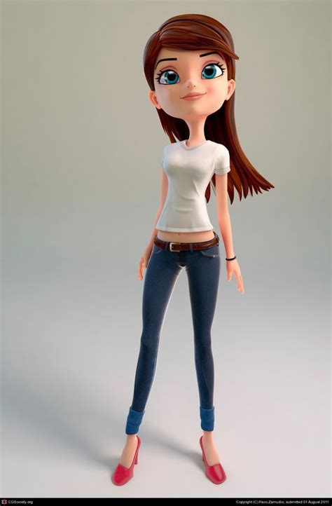 Image Result For 3d Digital Art Female Characters Cartoon Character Design Character