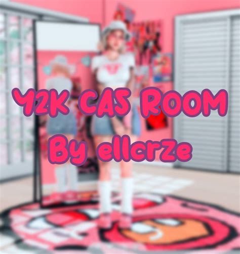 Y2k Cas Room By Ellcrze Ellcrze On Patreon Sims 4 Collections Sims