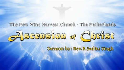 Nwh Church Bible Study The Meaning Of The Ascension Of Christ Youtube
