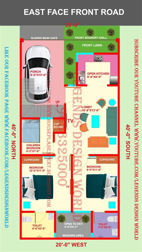 X East Facing Bhk House Plan With Car Parking According To Vastu Shastra