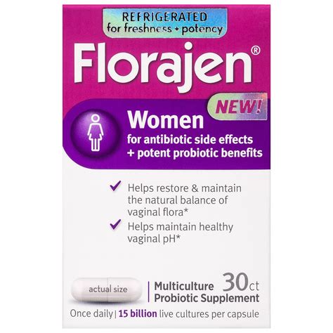 Florajen Women Multiculture Probiotic Supplement Capsules Walgreens