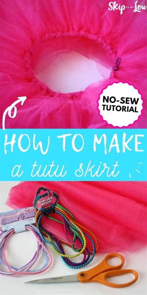 How To Make A Tutu Skirt No Sew Tutorial How To Make Tutu Diy Tutu