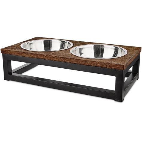 Harmony Elevated Dog Bowl Double Diner Petco