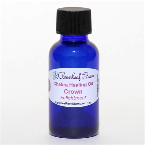 Chakra Healing Oil Crown 1oz Cloverleaf Farm