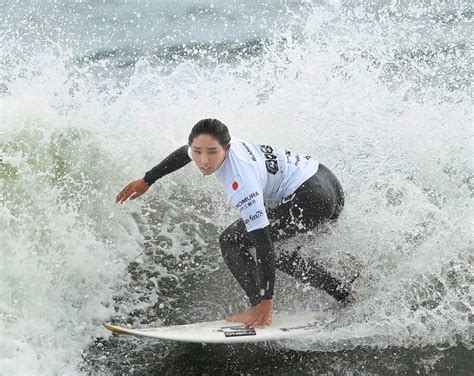 More images for サーフィン 女子 » サーフィン川合美乃里、WG出場へ準々決勝トップ通過 五輪会場 ...