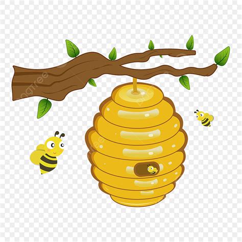 Honeycomb Beehive Clipart Hd Png Honeycomb Beehive Hanging From A Branch Clipart Beehive
