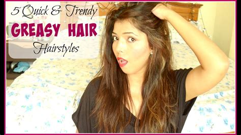 Curly haired girls have a major advantage when it comes to styling unwashed locks. Hair | 5 Quick & Trendy Greasy Hair Hairstyles ...