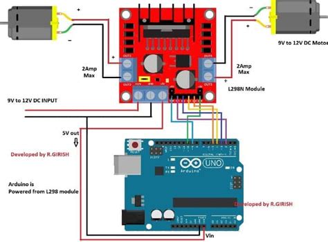 L298n Motor Driver Connection With Arduino Mzaerbuild