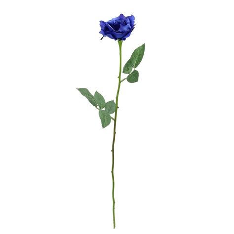 23 Blue Long Stem Artificial Blooming Rose Pick