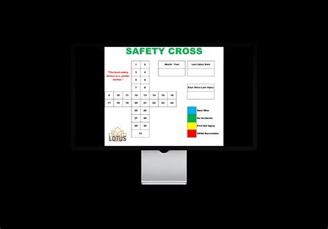 Safety Cross Template