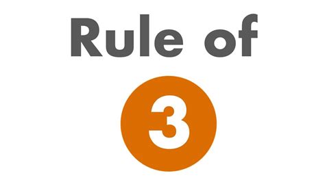 Rule Of 3 Structuring And Designing Your Presentation Youtube