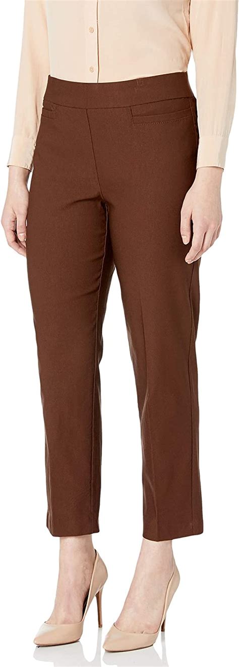 Alfred Dunner Womens Petite Classic Allure Fit Proportioned Pant With