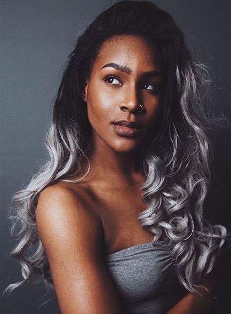 Nowadays, many girls opt for techniques like balayage, ombre or simple. 25 New Grey Hair Color Combinations For Black Women - The ...