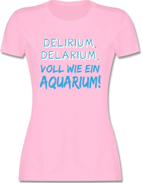 Shirtracer Sprüche Statement Mit Spruch Delirium Delarium Voll