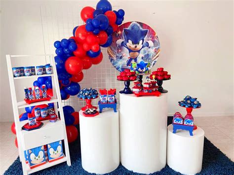 Sonic The Hedgehog Birthday Party Ideas Photo 1 Of 7 Catch My Party