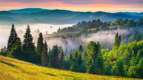 Mountains Summer Carpathian Mountains 1080p Ukraine Landscape