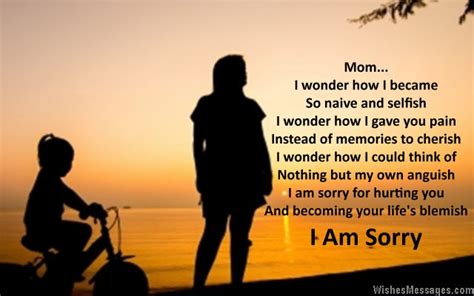 I Am Sorry Poems For Mom