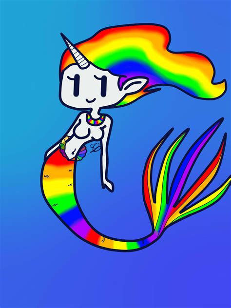 Rainbow Unicorn Mermaid By Wun23 On Deviantart