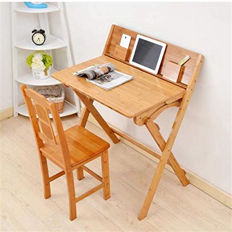 Buy Study Table Chair Set Foldable Childrens Desk Writing Desk