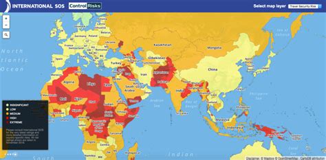 This New Map Reveals Worlds Most Dangerous Countries And Indias