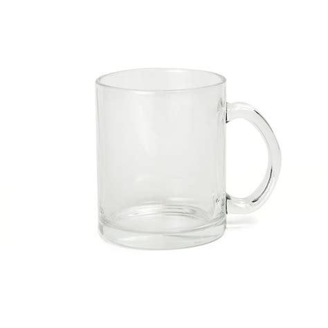 Clear Glass Sublimation Mug 11oz