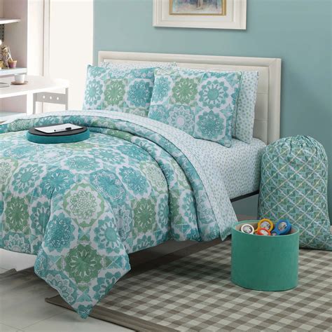 Blue And Green Bedding Comforter Sets Dorm Room Comforters Blue
