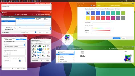 Color And Appearance Window To Windows 10 Rtm By Zeusosx On Deviantart