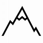 Icon Mountain Clipart Transparent Background Vector Clip