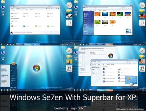 Windows Se7en Superbar For Xp By Sagorpirbd On Deviantart