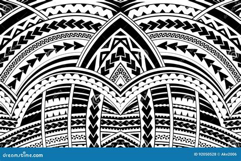 Samoa Style Ornament Stock Vector Illustration Of Sleeve 92050528