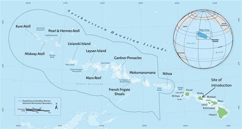 Hawaiian Island Chain Map Middle East Map