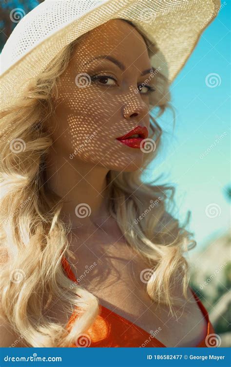 Beautiful Slender Blonde At The Sea Summer Travel Photos Stock Image Image Of Erotic Hips