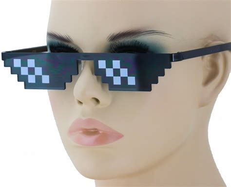 Thug Life Attitude Sunglasses 8 Bit Pixel Deal With It Unisex Glass Eyewear New Ebay In 2021
