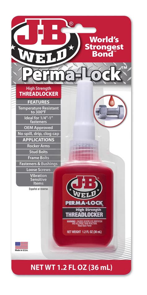 Perma-Lock Red Threadlocker | J-B Weld