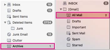 Using email filters in gmail. Archive messages in Outlook for Mac - Outlook for Mac