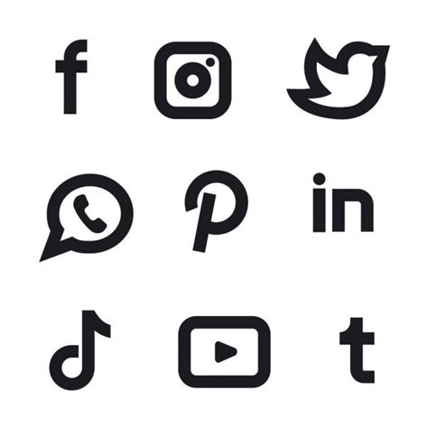 Social media icon in gradient, black and white color on isolated. ᐈ Tik tok logo stock icon, Royalty Free tik tok vectors ...