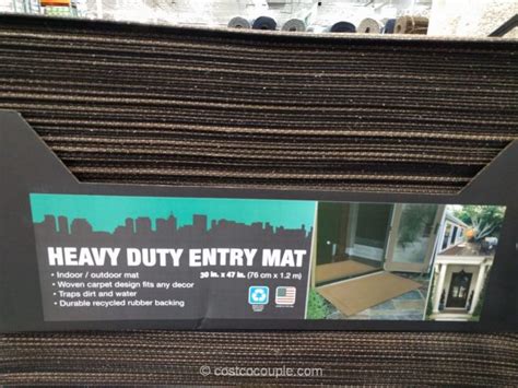 A good front door mat brushes off all traces of outdoor weather, keeping your entryway from becoming one big muddy mess. Apache Mills Manhattan Indoor Outdoor Mat