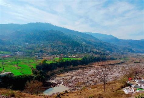 View Of Hajira Kashmir Valley View Evening View Stock Image Image